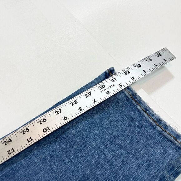 Boyish By Her Jeans Womens 27 Blue Mid-Wash Straight-Leg High-Waist - Picture 2 of 10